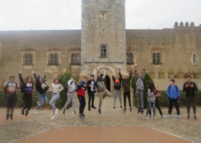 Les 3° du Lycée Agricole de Rivesaltes en visite au Palais des Rois de Majorque